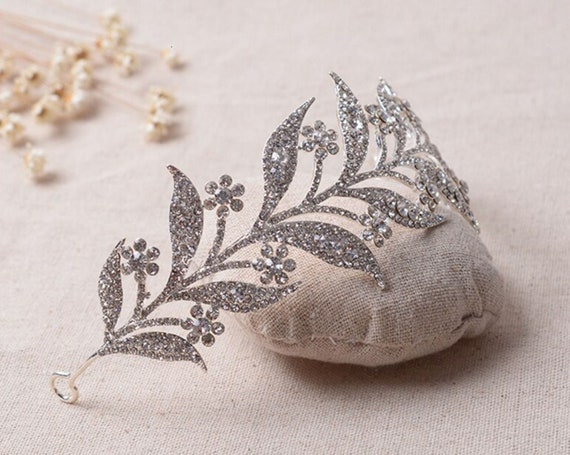 Swarovski Bridal Princess Headpiece, Vintage Tiara  display picture 2