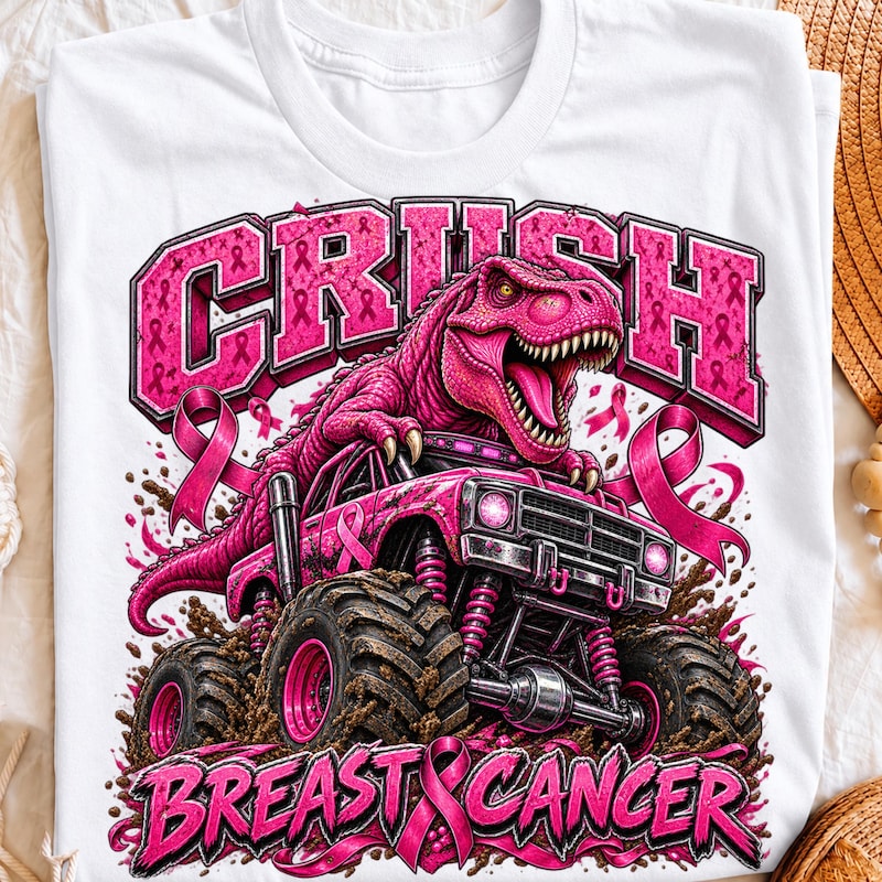 Crush Breast Cancer Design - Etsy