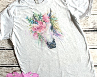 Horse Shirt, Girls Unicorn Shirt, Horse Gifts for Girls, Girls Horse Shirt for Girls, Horse Clothing for Little Girls, Horse Shirt Kids,