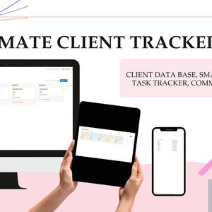 Notion CRM Template for Freelancers and Agencies, Client and Project Management System