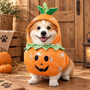Hund Halloween-kostym Rolig Killer Doll-outfit med kniv, Läskig söt husdjurs-cosplay, Liten Mellan Stor Hundkostym Gåva