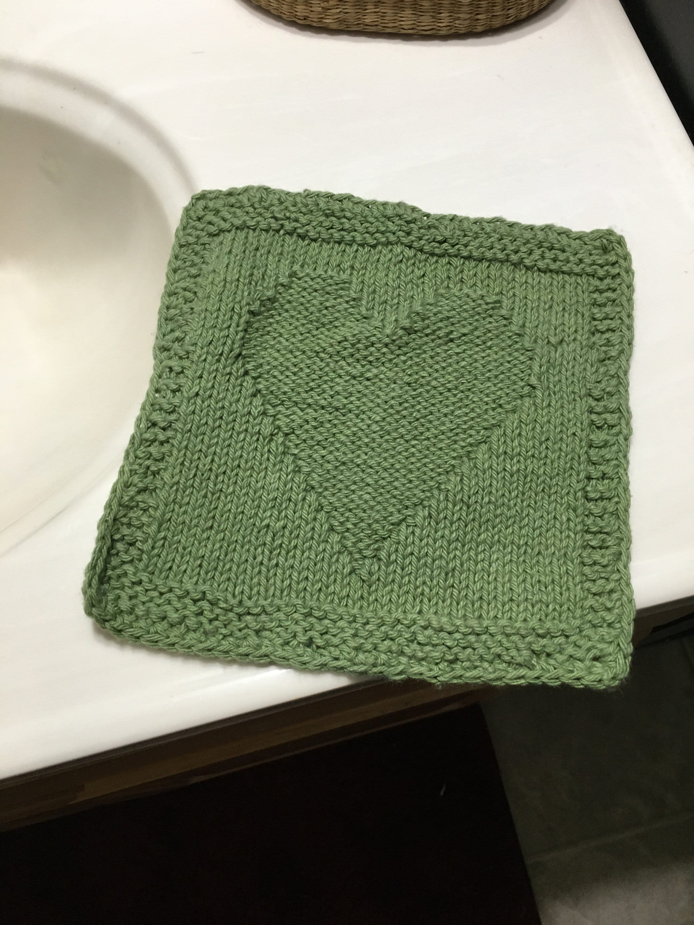 Wild and Stone - Organic Cotton Dish Cloth - exist green