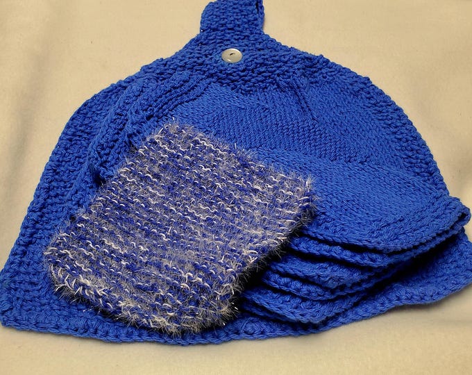 dish towel + dish cloth sets+ dish scrubber
