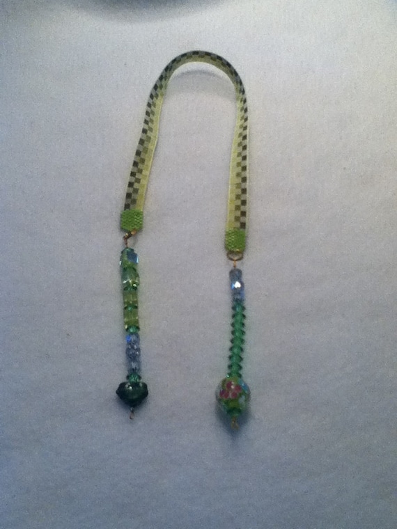 beaded book marker