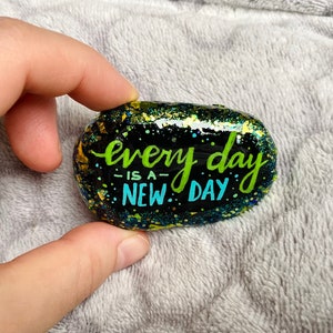 Positive Painted Rock, Calming Rock, Positive Motivation Gift ...