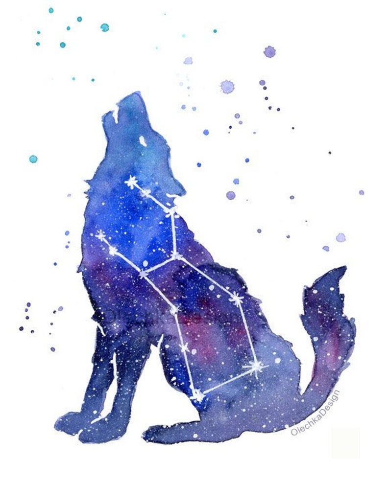 galaxy howling wolf galaxy howling wolf