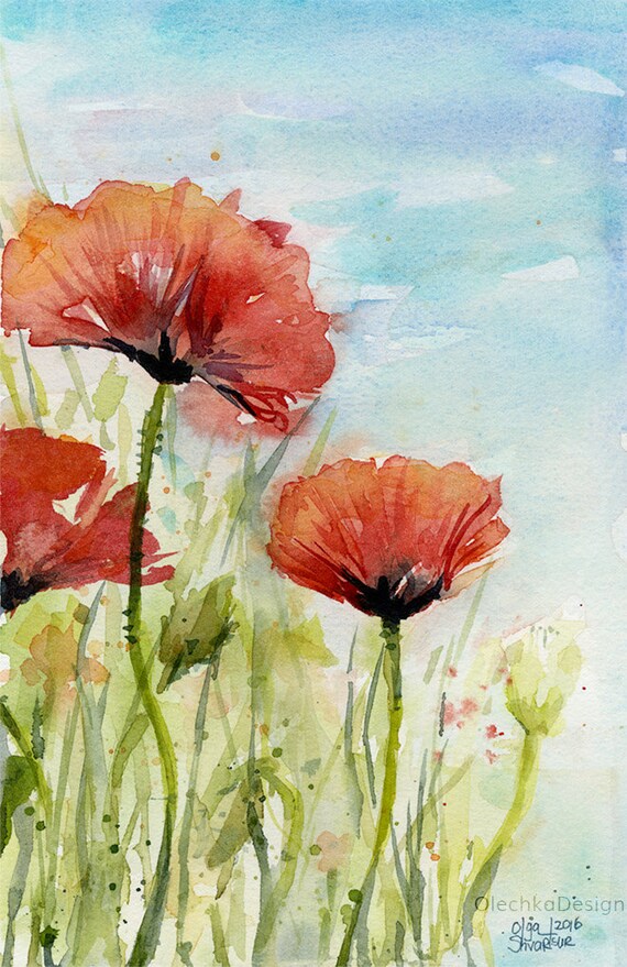 Watercolor Red Poppy Flowers Dishwasher Magnet Cover Refrigerato 並行輸入品 10,500+ Poppy Flower Watercolor Stock Photos, Pictures \u0026 Royalty