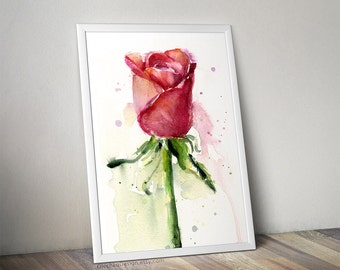 河野重軌 絵画 薔薇 バラ ローズ 水彩画 インテリア