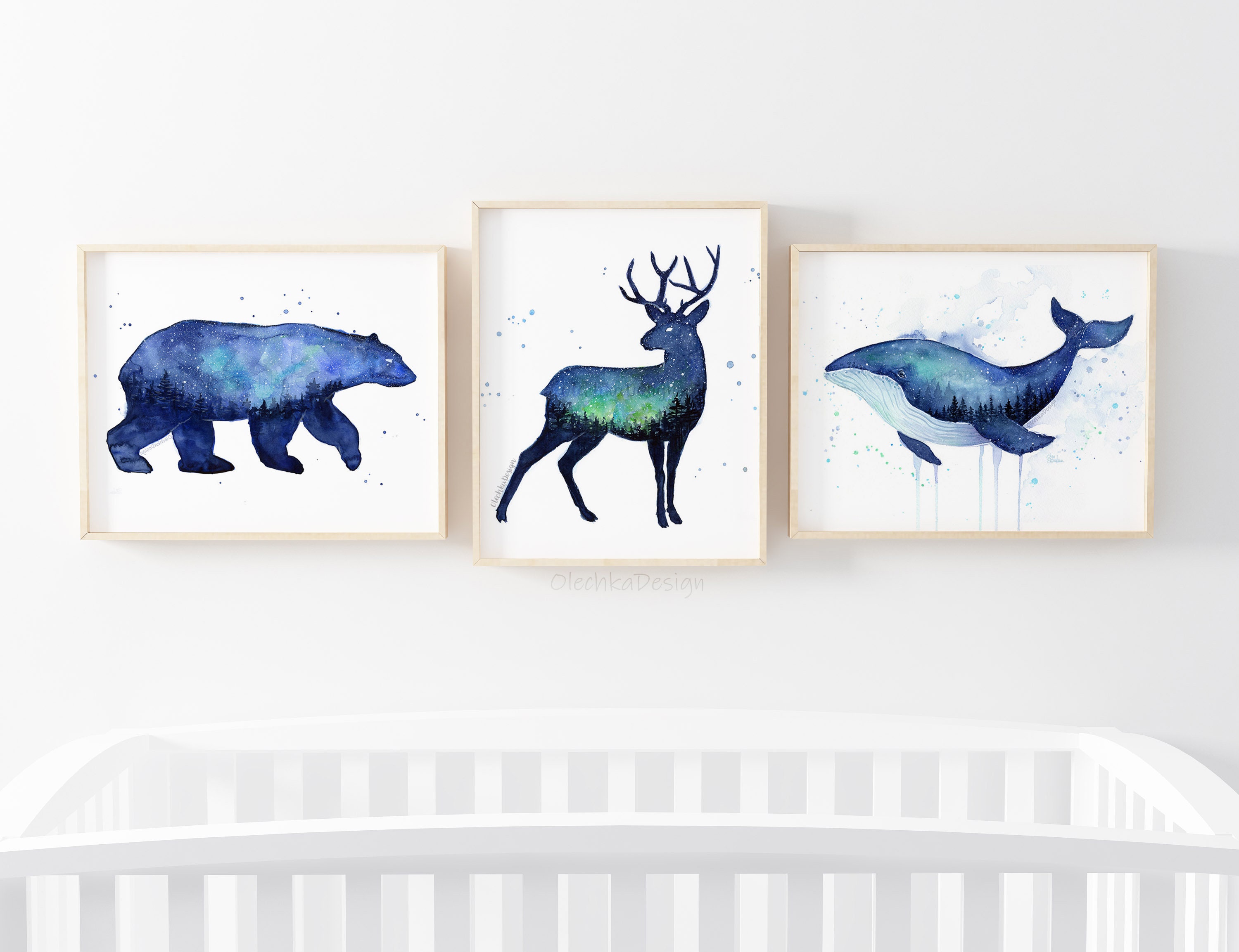 Galaxy Art Animal Watercolor Celestial Art Animal Wall Art - Etsy Galaxy Art Animal Watercolor Celestial Art Animal Wall Art - Etsy