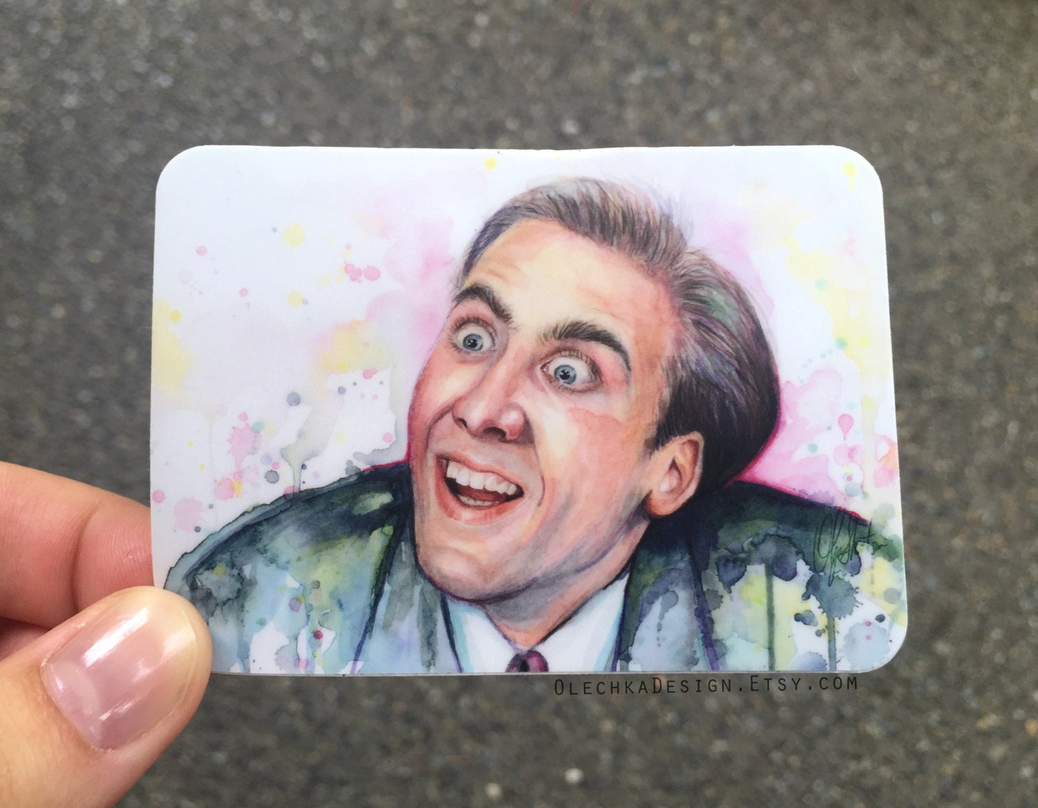 Nicolas Cage Meme Stickers SET Funny Stickers Geek Sticker Nic Cage You Dont Say Durable Vinyl Weatherproof Funny Geek Stickers
