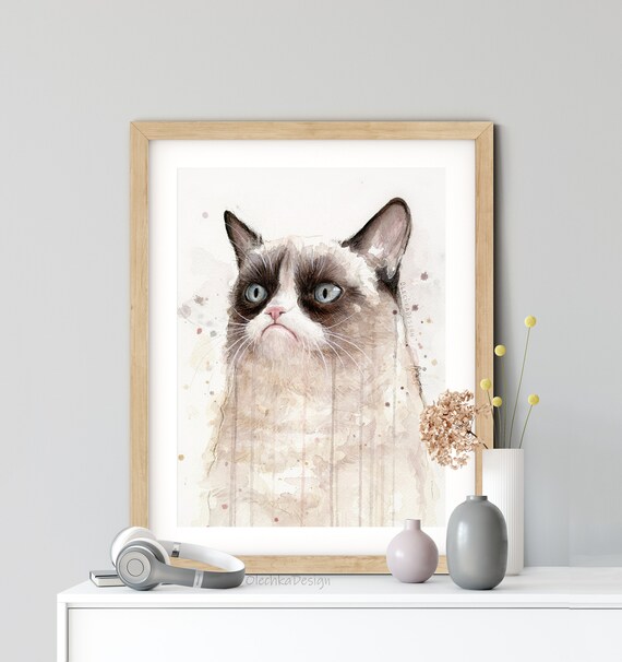 Grumpy top cat sneakers