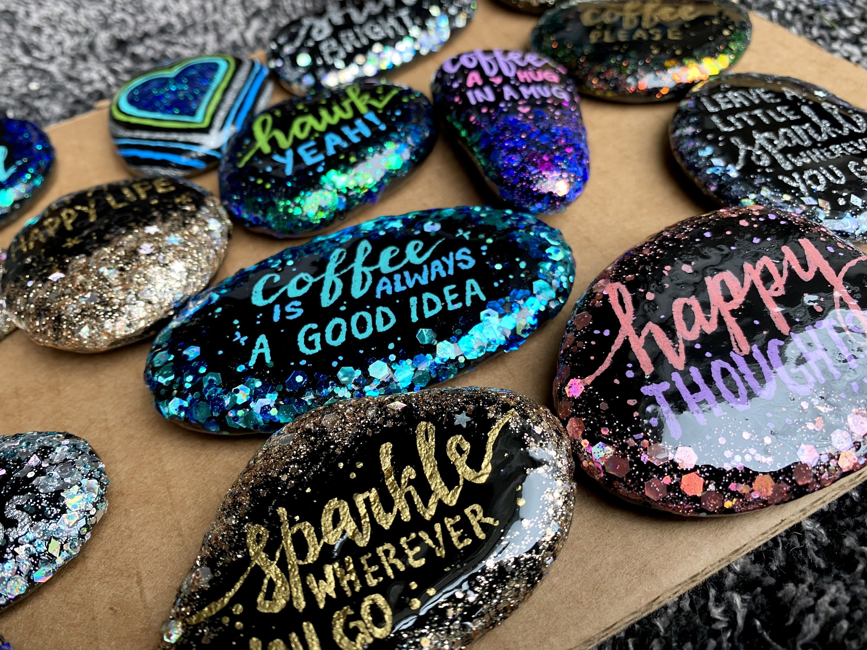 Painting rocks: It's more than just art