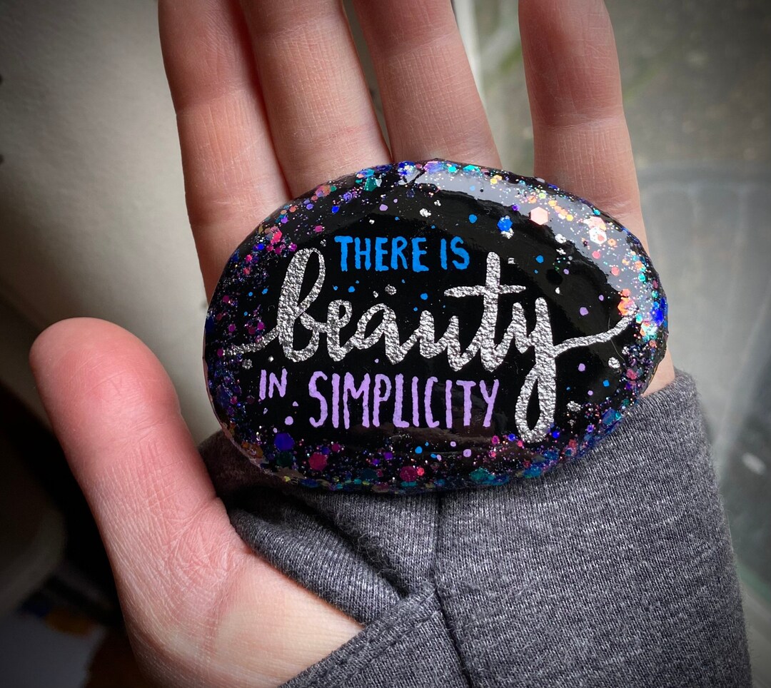 Positive Painted Rock, Keepsake Gift, Positive Motivation Gift ...