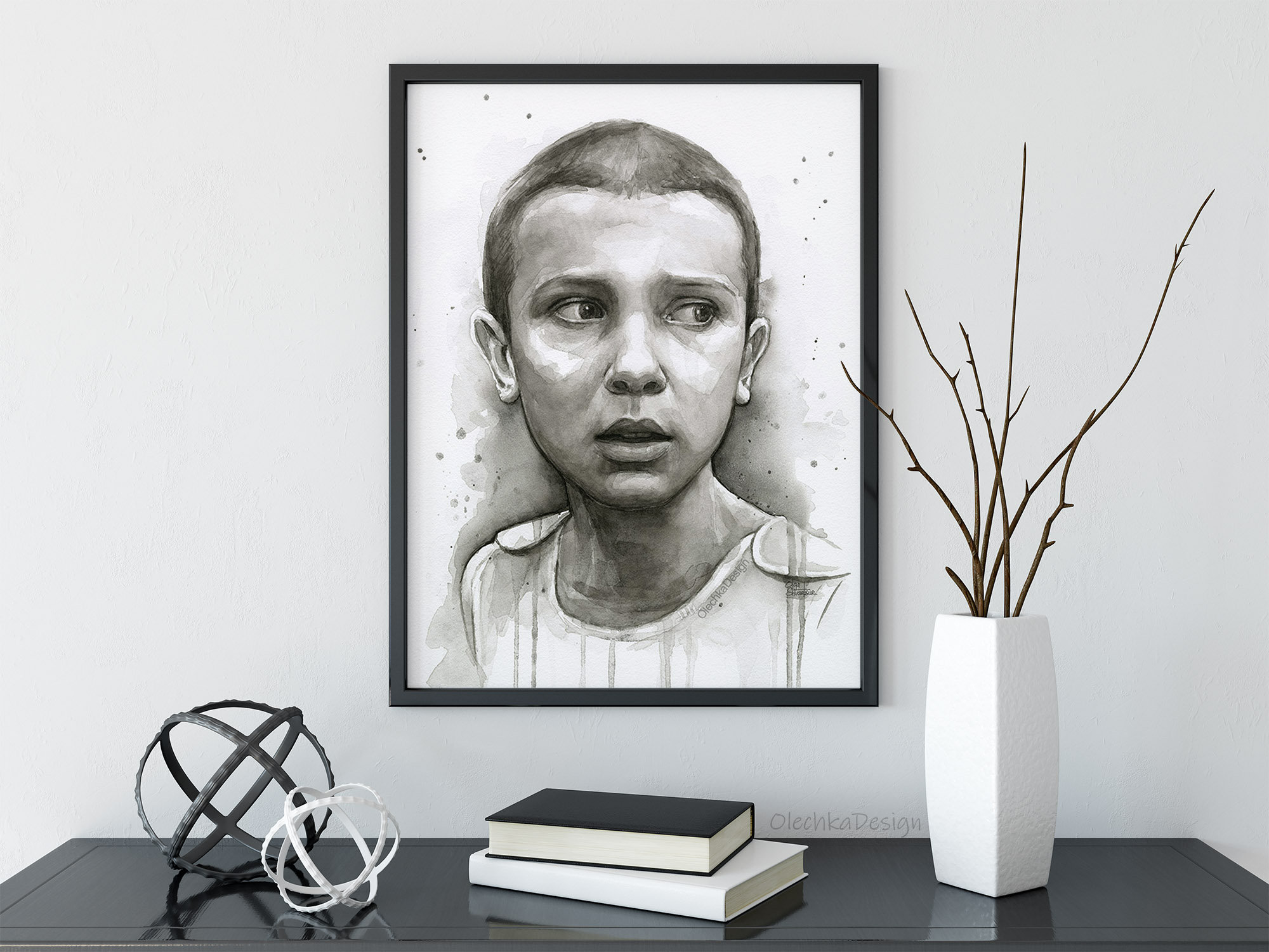 Stranger Things Eleven Jersey Photographic Print for Sale by