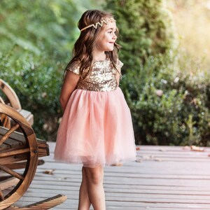 Ready to Ship Femi Rhinestone Headband Girl, toddler, child, flower girl, wedding, bridesmaid, bride, bridal, gold image 4