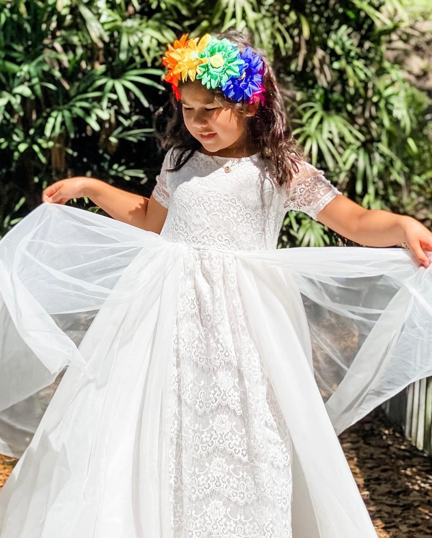 White Lace Tutu Dress ready to Ship Flower Girl, Wedding, Tulle, Girl, Toddler, Elegant, Rustic, Lace, Vintage, Long - Etsy White Lace Tutu Dress ready to Ship Flower Girl, Wedding, Tulle, Girl, Toddler, Elegant, Rustic, Lace, Vintage, Long - Etsy