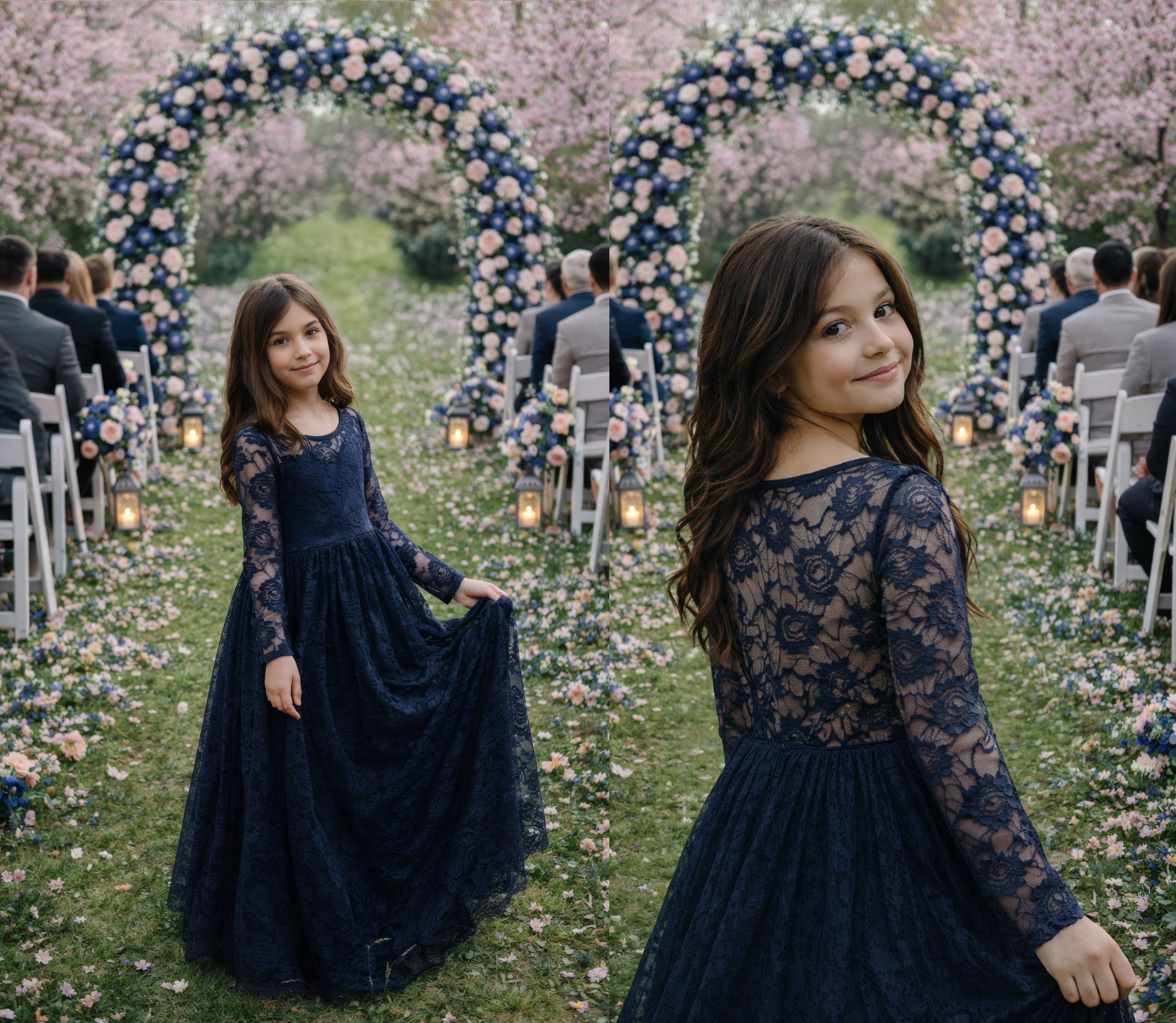 green emerald velvet dress Dark Blue A Line V Neck High Low Short Prom Dress, Navy Blue Graduatio –  morievent