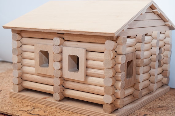 wooden play hut