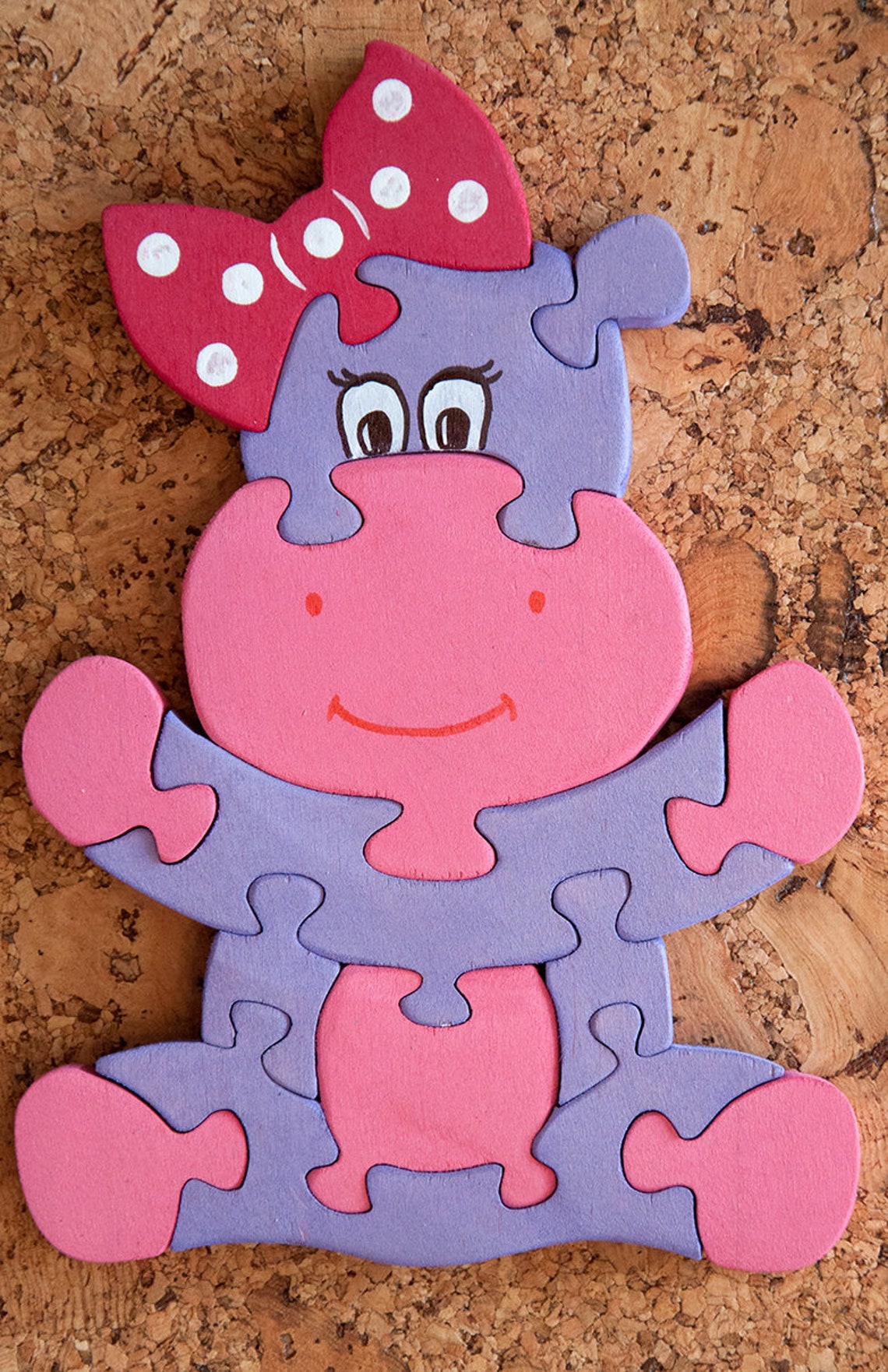 Wooden Baby Puzzle. Nursery Decor. Wooden Animals Wooden Etsy