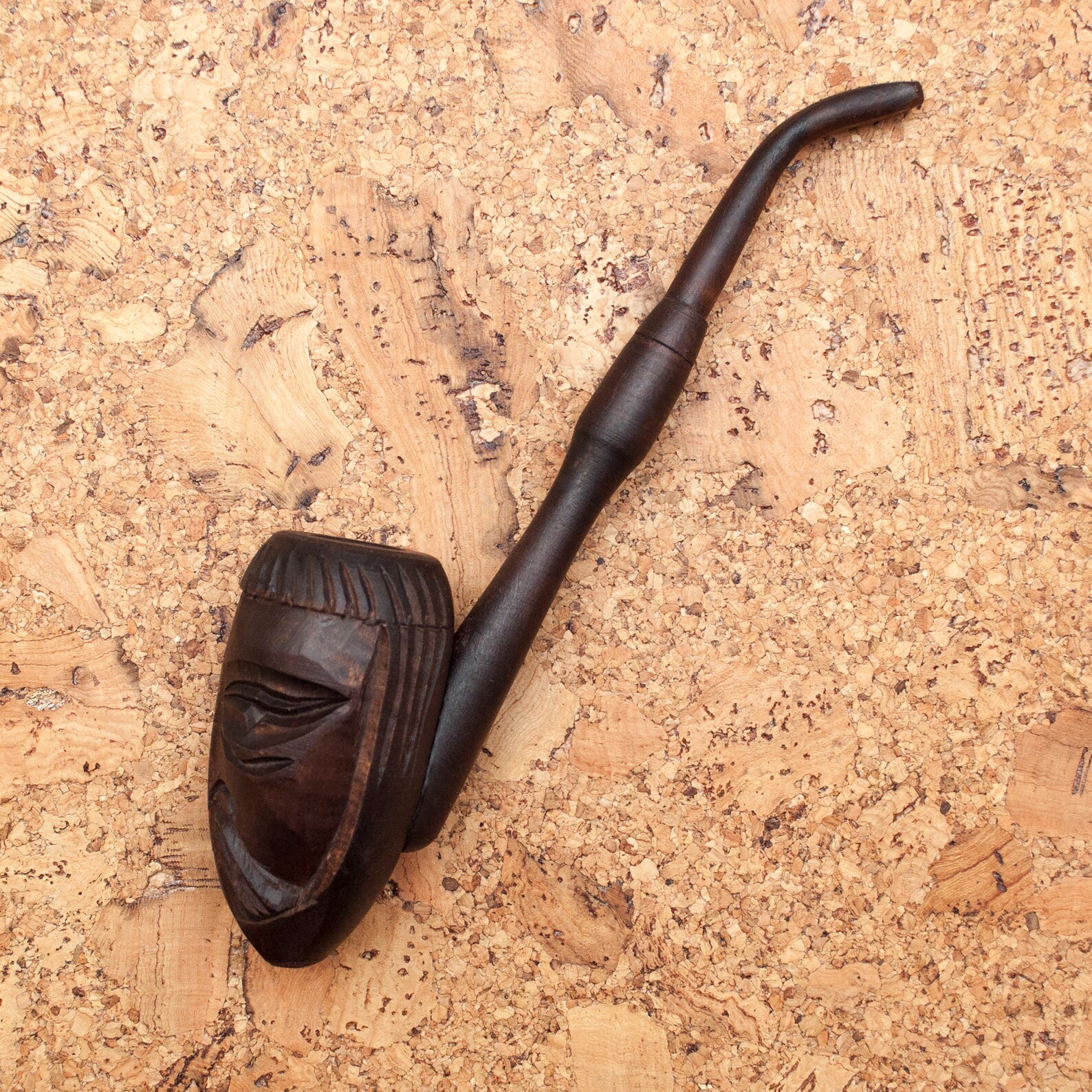 Vintage Wooden Smoking Pipe, Soviet Wood Pipe, Tobacco Pipe, Handmade