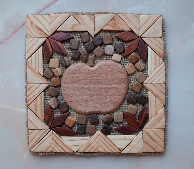 Stand for hot Heat protection pad Wooden trivet Wooden trivet Handmade wooden stand Trivet for hot Eco stand Wood mat.
