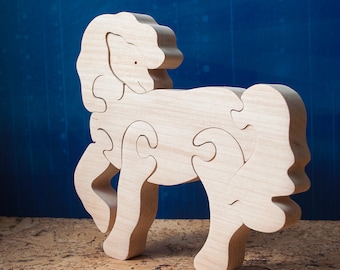 Wooden Puzzles horse. Puzzle. Baby Gift. Eco game, Eco toys. Toy for children. Handmade toys. Educational toys. Kids Gift. Animal Puzzle