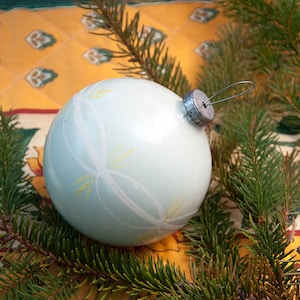 Christmas glass ornament Ball USSR, Christmas tree decorations, New Year decorations, New Year Christmas, tree toys, Russian Xmas decor