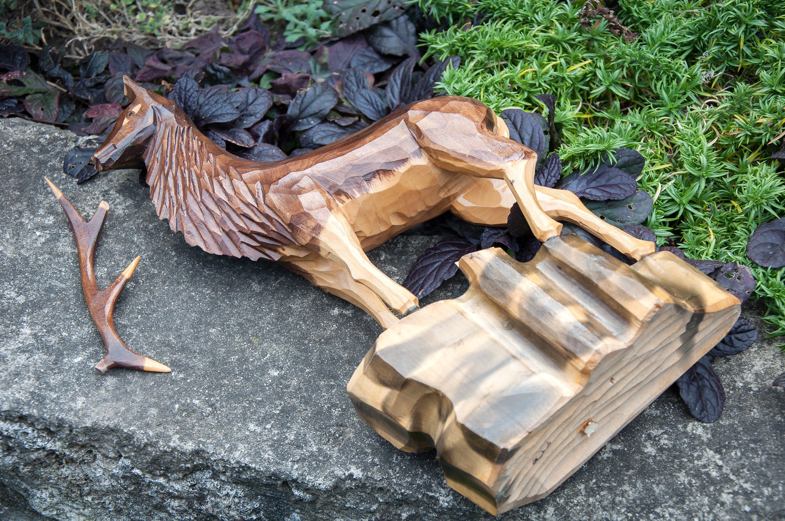 木製 鹿の彫刻 約46cm デンマーク　フィンランド　木工　ビンテージ　北欧 il_fullxfull.5420215671_gv8t.jpg