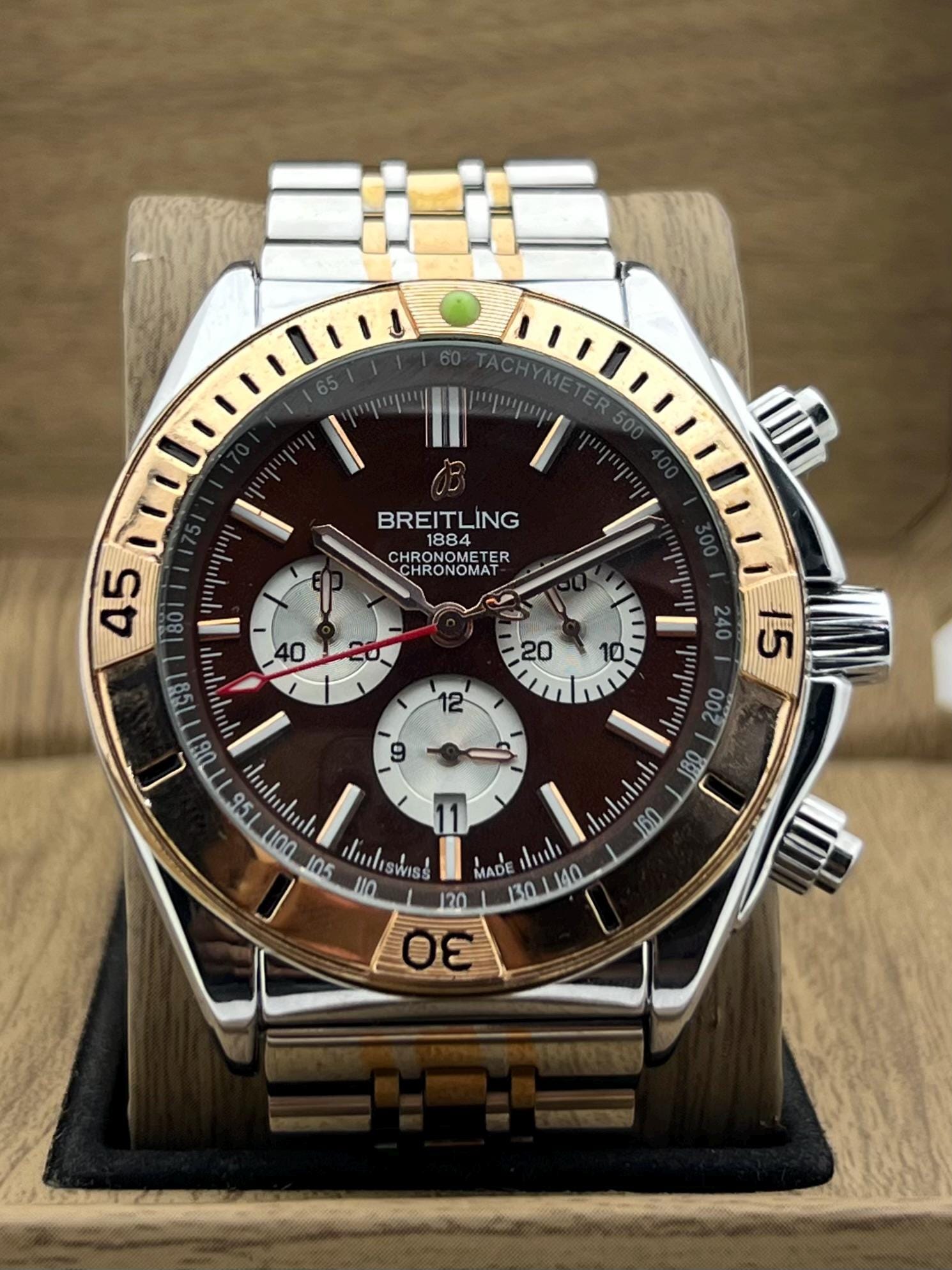 ブライトリング腕時計ケースブラウン Breitling Watches Case - Etsy