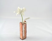 Small Stained Glass Vase for Dried Flowers