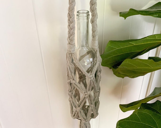 Macrame Wine Tote Macrame Wine Bottle Holder