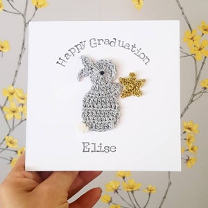 Carte personnalisée faite main avec étoile dorée, Carte de remise des diplômes, Carte de réussite à l'examen, Carte de félicitations personnalisée, Carte de félicitations, Carte d'examen de conduite