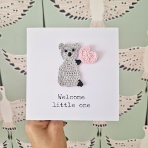 Handgemachte Koala neue Baby Karte, personalisierte Baby Karte, Baby-Dusche-Karte, Koala Geburtstagskarte, Benutzerdefinierte neue Baby Karte, Kinder Koala Geburtstagskarte