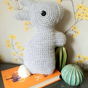 Bunny Crochet Cushion | Easter Bunny Cushion | Decorative Bunny Cushion | Easter Home Decor | Easter Accessories | Bunny Decor | Kids Decor