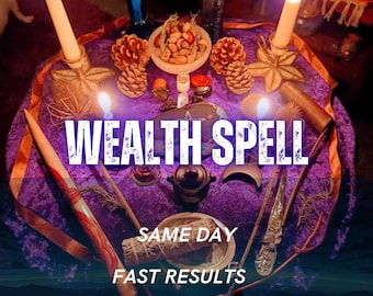 Wealth Spell, Prosperity & Financial Abundance Ritual, Money Attraction, Opportunity, Income Growth, Remote Casting