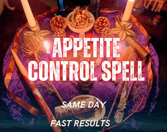 Appetite Control Spell, Mindful Eating & Healthy Habits Ritual, Hunger Awareness, Self-Control, Wellness Motivation, Remote Casting
