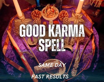 Good Karma Spell, Positive Energy & Life Balance Ritual, Kindness, Gratitude, Fresh Start, Personal Growth, Remote Casting