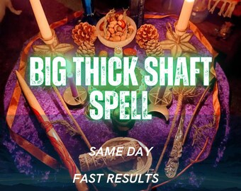 Big Thick Shaft Spell, Male Confidence & Body Confidence Ritual, Intimacy Self-Esteem, Masculine Energy, Remote Casting