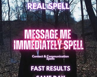Message Me Immediately Spell | Fast Contact & Communication Ritual