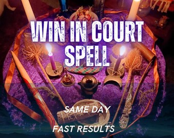 Win in Court Spell, Court Success & Legal Favor Ritual, Justice, Truth, Confidence, Positive Outcome Intention, Remote Casting