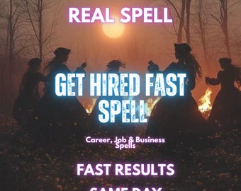 Get Hired Fast Spell | Job Offer & Interview Success Ritual