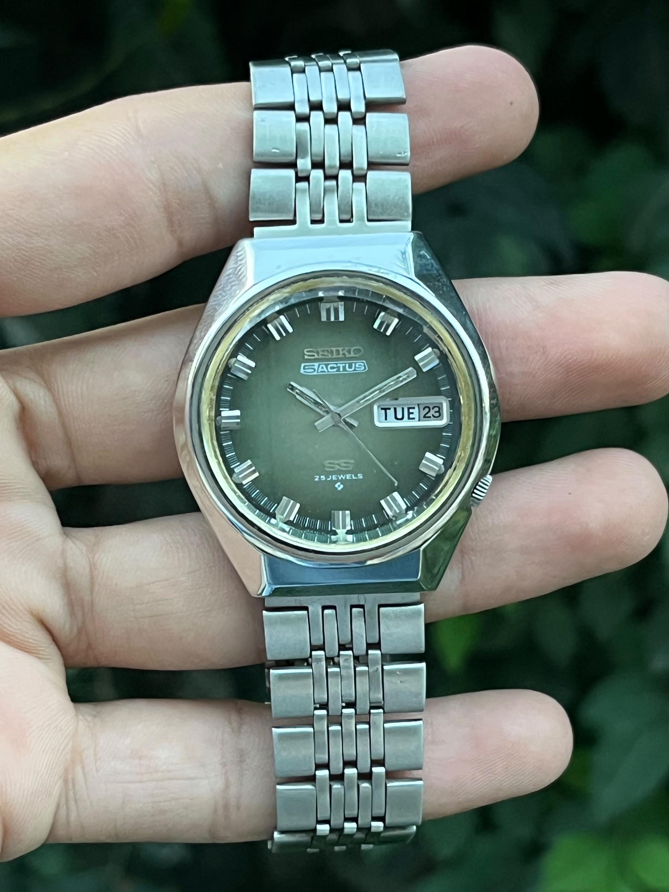 S182 SEIKOセイコーアクタス自動巻き式メンズ Seiko5 actus - Etsy 日本