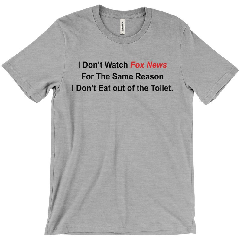 I Don't Watch Fox News for the Same Reason I Don't Eat Out of the