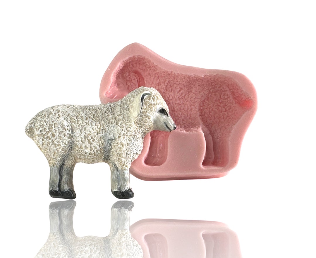 Silicone Sheep Mold, Lamb Mould Food Safe Chocolate Candy Fondant Craft
