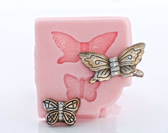Silicone Butterfly Mold - Soap Mold - Candle Mold - Resin Mold - Clay Mold - Food Safe Mold - Fondant Mold - Chocolate Mold   (871)