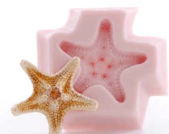 Knobby Starfish Silicone Mold  Food Safe Fondant Chocolate Cream Cheese Mint Candy Mold - Jewelry Craft Resin Polymer Clay Epoxy Mold  (883)