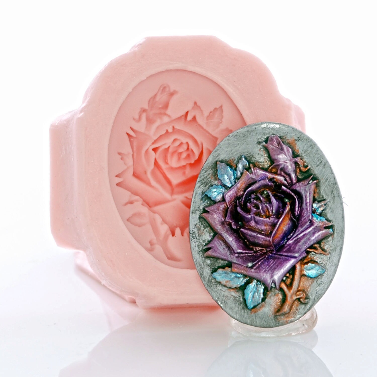 Silicone Mold Rose Flower used with Resin Clay Hot Glue Metal – Memento  Essentials