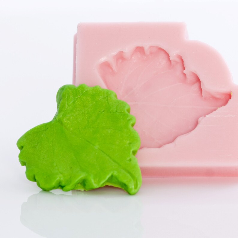 paper flexible silicone mold is easy to use. metal clays 712 Leaf mold for resin jewely polymer clays glass