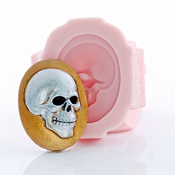 Large Skull Silicone Mold Fondant Chocolate Food Skull Mold 