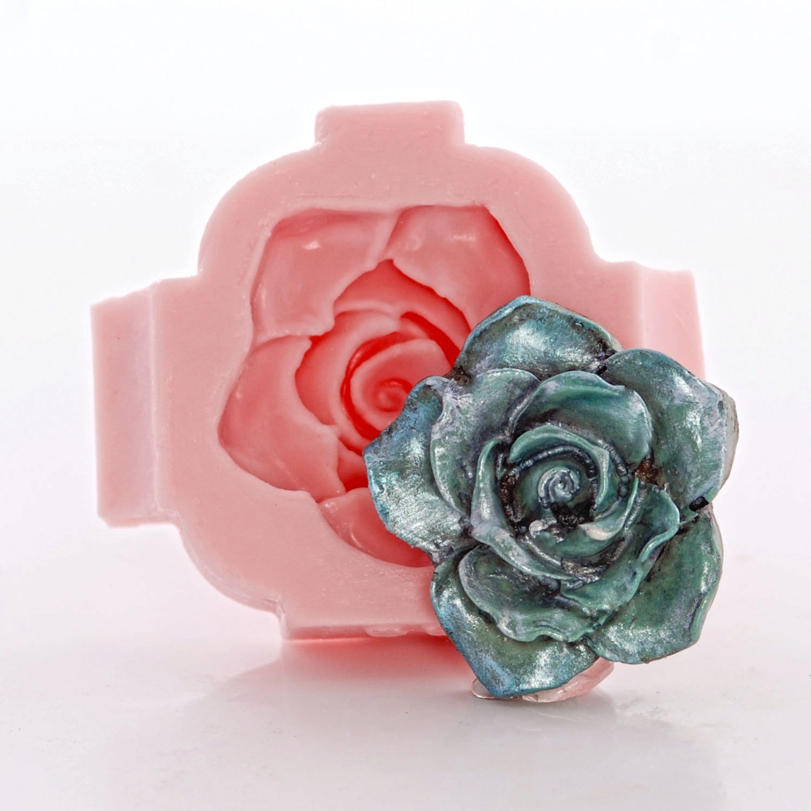 Silicone Rose Mold Soap Mold Candle Mold Resin Mold Etsy
